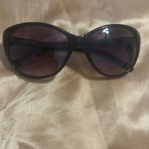 Cinzia Sunglasses Co Star Col.01 Black Silver Cat Eye Frames